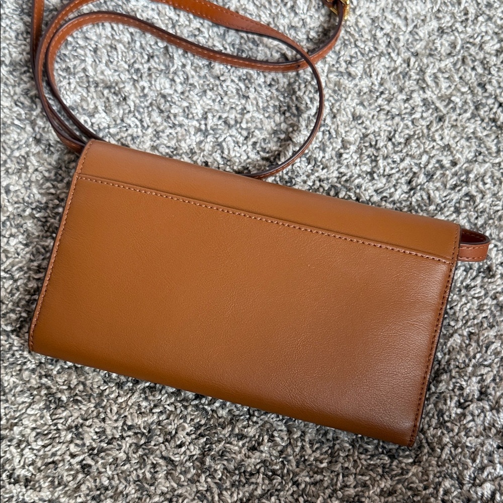 Ralph Lauren Brown Leather Crossbody Bag - Picture 3 of 6